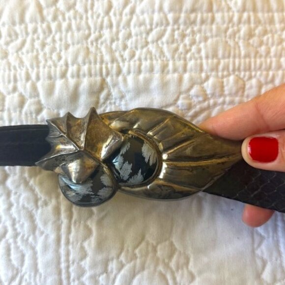 Vintage GINA MARTIN STERLING belt - Picture 1 of 5